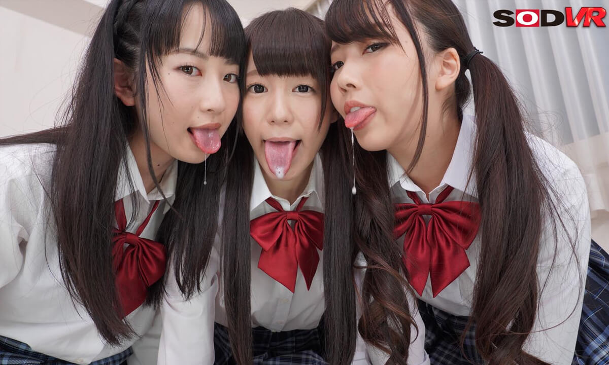 Drool-Drinking VR 2 Part 8 - Drool Spit Asian Schoolgirls Drool Fetish